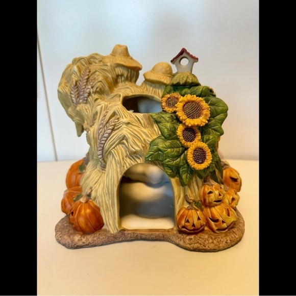 PartyLite Scarecrow Family Tealight Holder - Picture 3 of 11